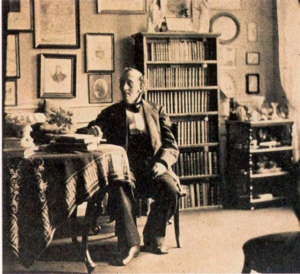 Г.Х. Андерсен. 1874 г. в своей квартире на ул. Найхавн, 67, недалеко от..0