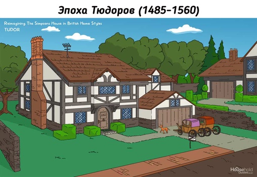 Как бы выглядел дом Симпсонов в 8 разных эпохах..0