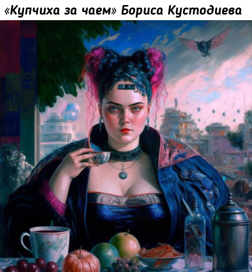 Как выглядят известные картины в стиле киберпанка. Спасибо..6