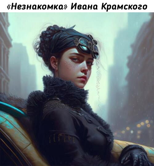 Как выглядят известные картины в стиле киберпанка. Спасибо..5