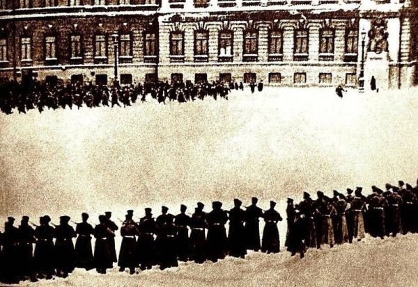 Кровавое воскресенье 1905 года. Санкт-Петербург. Россия. 9 января (22..0