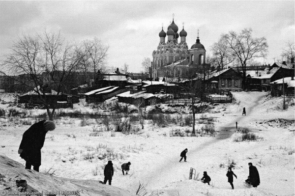 Село Алексеевское, Тихвинская церковь, река Копытовка, 1962 год...0
