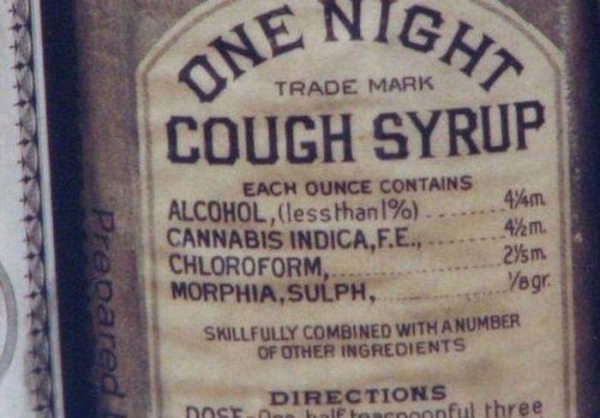 Состав  одного из сиропов от кашля . Начало XX века.

Больше..0