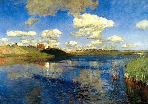 Исаак Левитан «Озеро. Русь», 1900 год.

..0