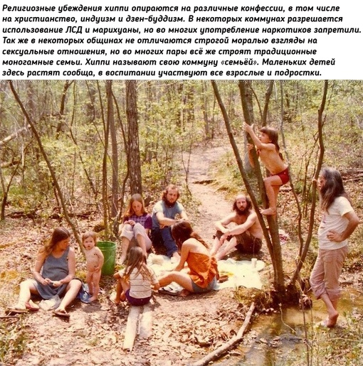 Община американских хиппи 1970-х..2