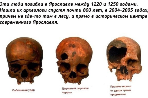 Останки воинов погибших от холодного оружия в разных..3
