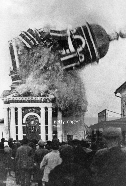 Взрыв колокольни церкви Рождества Христова, Муром, Владимирская..0