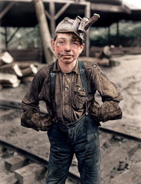 11-летний шахтер, Моргантаун, Западная Виргиния, США, 1908..0