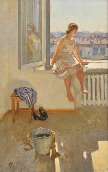 А.П. Левитин. Теплый день. 1957 г.

..0