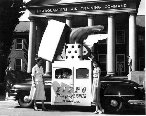 Реклама зажигалок Zippo. США. 1947г.

..0