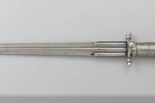 Немецкий посеребренный кинжал (без ножен) 1557-1559 гг. Общая длина:..0