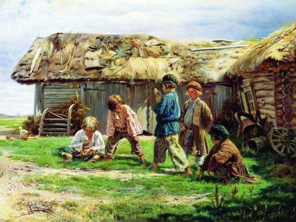 Один раз, летом, приезжали господа. Барин был пожилой, а супруга..0