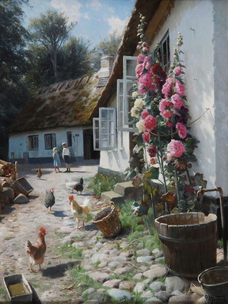 Петер Мёрк Мёнстед (дат. Peder Mørk Mønsted) 1859-1941. Hollyhock farm.

Больше..0