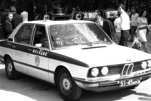 Гаишники на BMW, СССР, 1980-е.
..0