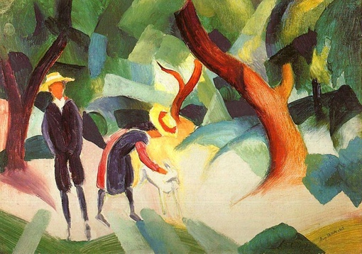 Работы Августа Макке (1887-1914).
..9