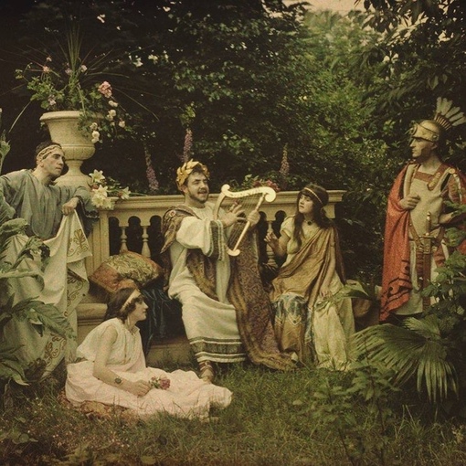 Автохромные снимки, 1910-е, автор — бельгийский художник и..2