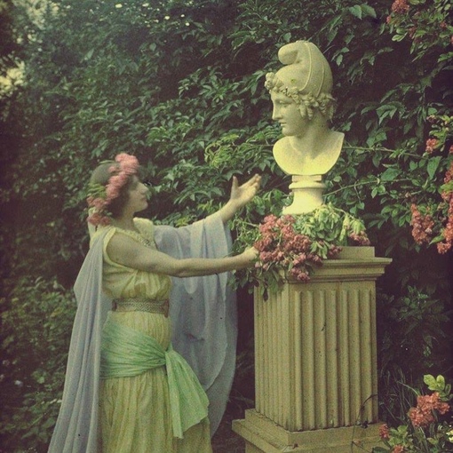 Автохромные снимки, 1910-е, автор — бельгийский художник и..1