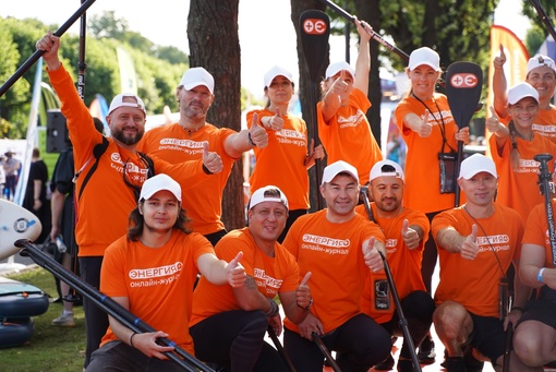 Гигантский сапборд поставил мировой рекорд «Фонтанка..4