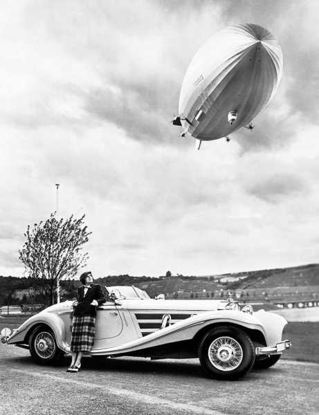 Mercedes-Benz 540K Special Roadster 1936 года и Hindenburg
..0