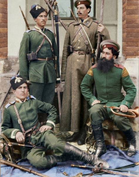 Солдаты русской армии, 1892 год.
..0