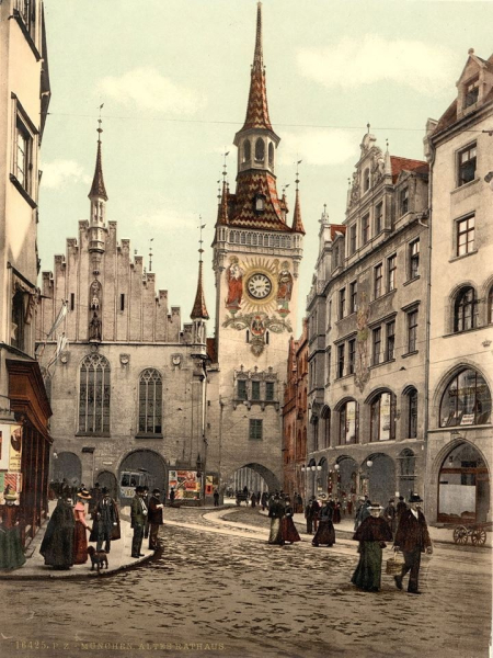 Старая ратуша. Мюнхен, Бавария. 1895
..0