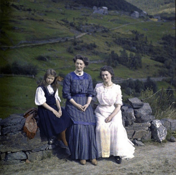 Автохромные снимки Норвегии, 1910-е, фотограф — Огюст Леон,..0