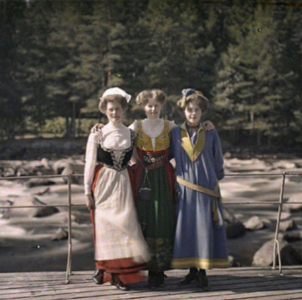 Автохромные снимки Норвегии, 1910-е, фотограф — Огюст Леон,..8