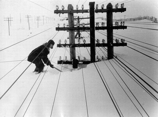 Зимa в Cибиpи, 1960 гoд
..0