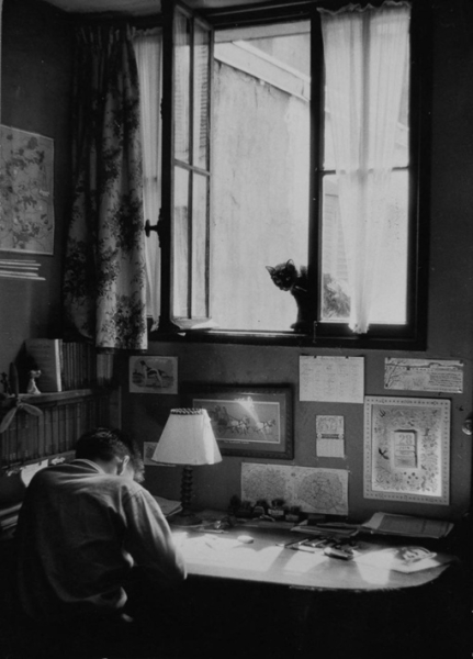 Котейки на фотографиях Willy Ronis.

Вилли Рони (1910-2009) - французский..6