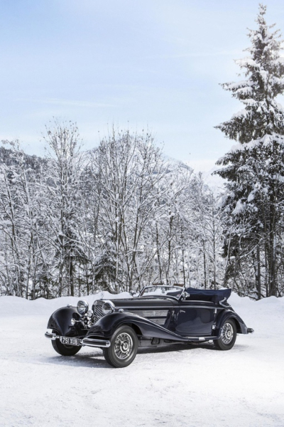 Mercedes Benz 540 K Cabriolet A, 1938 год.
Был продан в 2015 году за 2 760 000 евро. 5.4 л...4