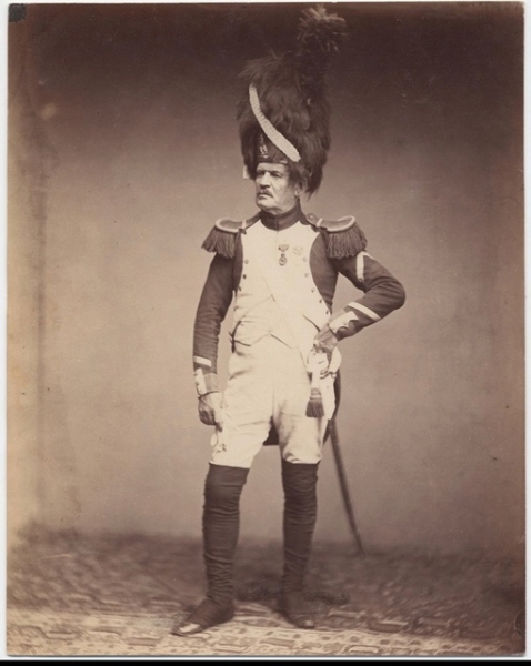 Месье Тария . Париж , 1858 г . 

Сержант гренадёр наполеоновской..0