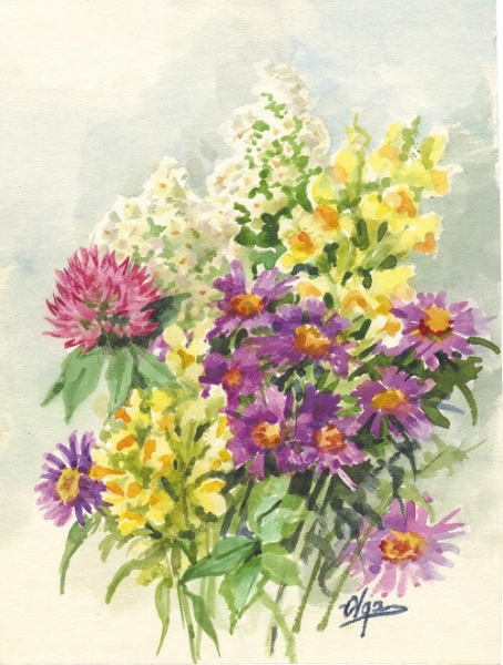 Акварели великой княжны Ольги Александровны, сестры Николая..7