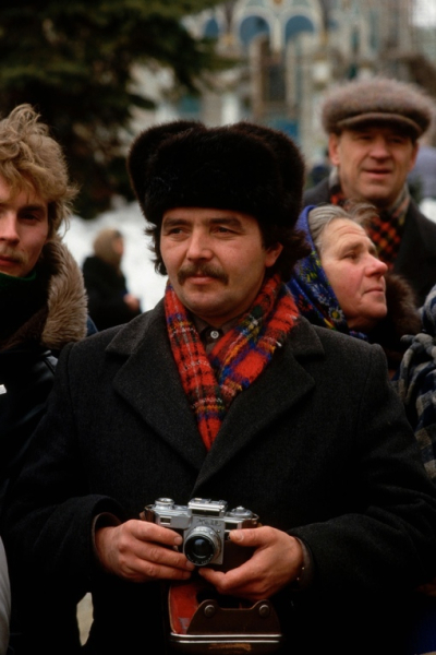 Фотограф Питер Тернли в Ленинграде, 1986 год.

Питер Тернли -..6
