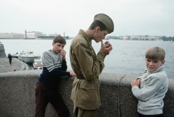 Фотограф Питер Тернли в Ленинграде, 1986 год.

Питер Тернли -..0