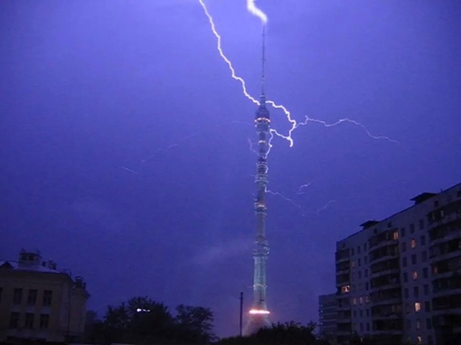 Останкинская башня в грозу. Москва , 1999 г .

Мы в ТГ..0