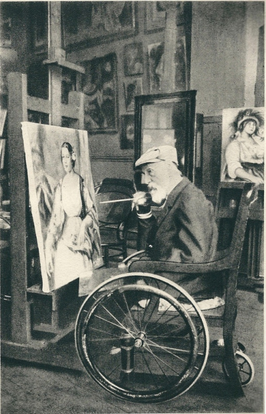 73-летний художник-импрессионист Пьер Огюст Ренуар, 1914..0