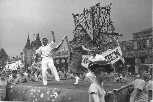 День физкультурника на Красной площади, 1938 или 1940..0