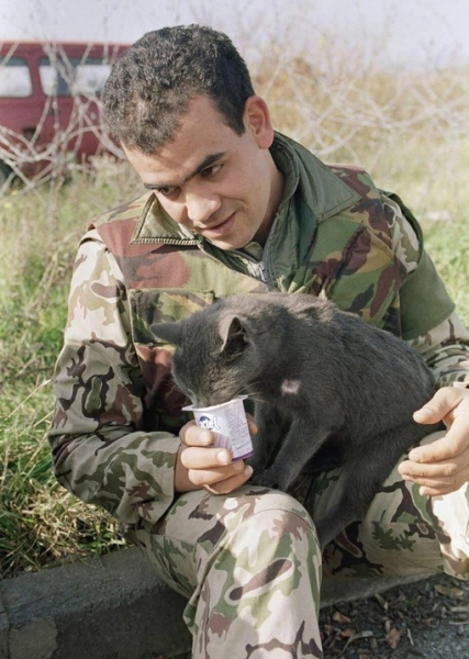 Египетский миротворец ООН в Боснии , 1992 г..0