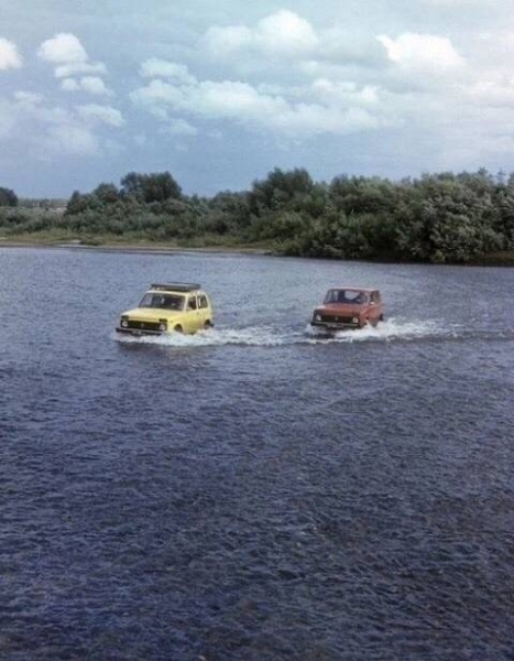 Испытания автомобилей  « Нива ». СССР , 1977 г..0