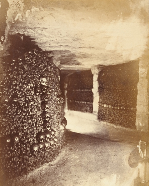 Парижские катакомбы, 1860-е годы, снимки французского фотографа..7