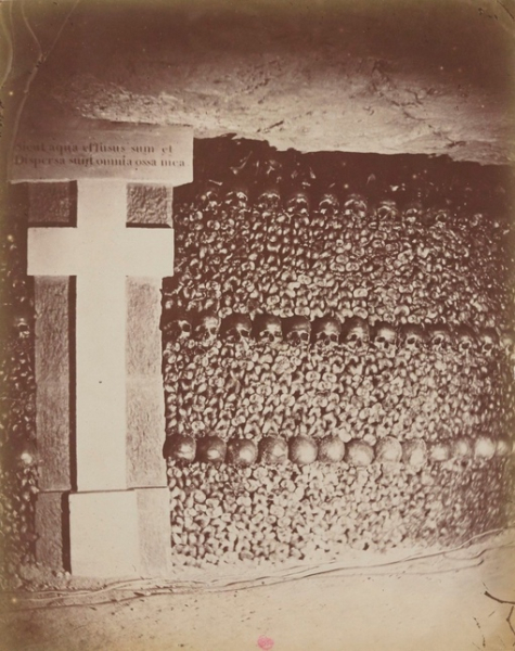 Парижские катакомбы, 1860-е годы, снимки французского фотографа..4