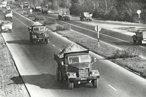 Так в 1975 году выглядел МКАД. Москва. Источник: Журнал «Городское..0