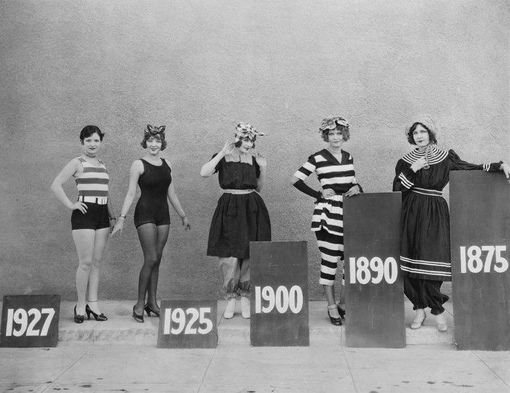 Эволюция женского купальника с 1875 по 1927..0