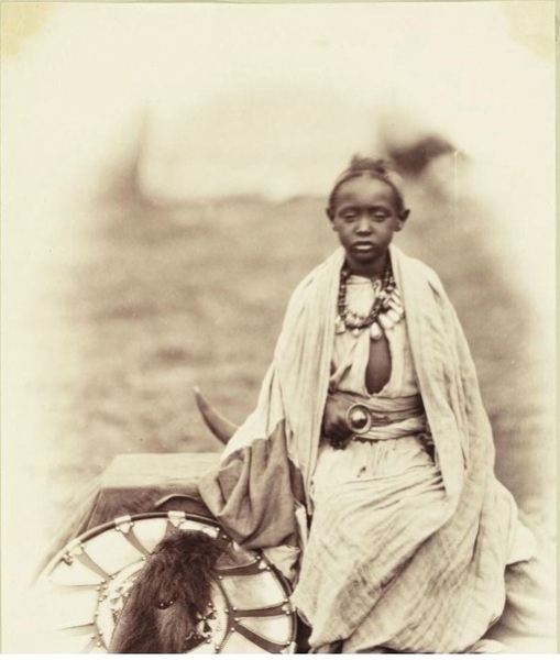 Наследный принц Эфиопской империи Менелик, 1867..0