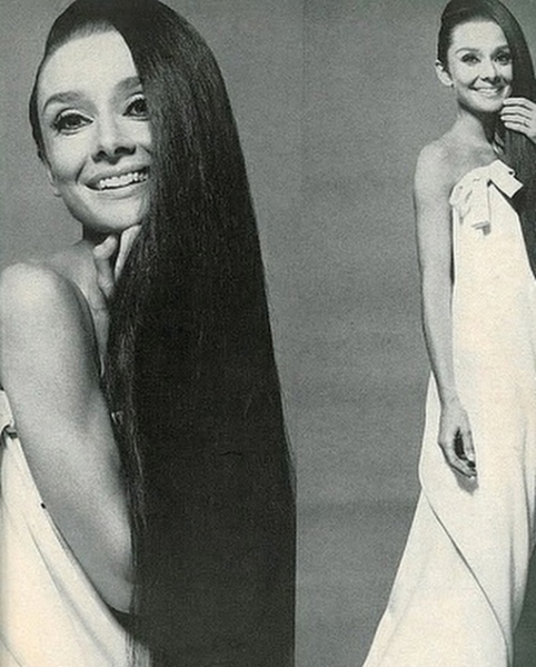 Одри Хепбёрн в фотосессии для журнала Vogue, 1966 год, фото — Уильям..6