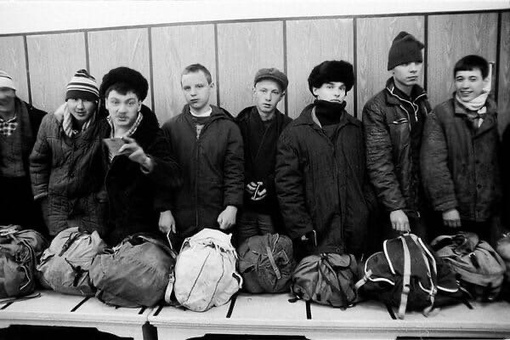 Призывники на срочную службу в советскую армию. СССР, 1988..0