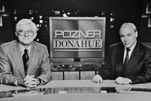 Программа Pozner/Donahue, 1990-е годы. Передача выходила на американском..0
