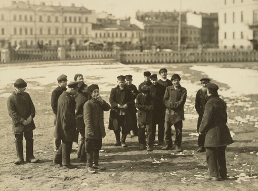 Группа питерских хулиганов, 1910. Фотограф Карл Карлович..0