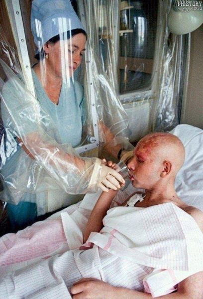 Лечение больных, пострадавших во время аварии на Чернобыльской..0