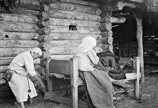 Мобилизация на войну в мордовском селе. Российская Империя,1914..8